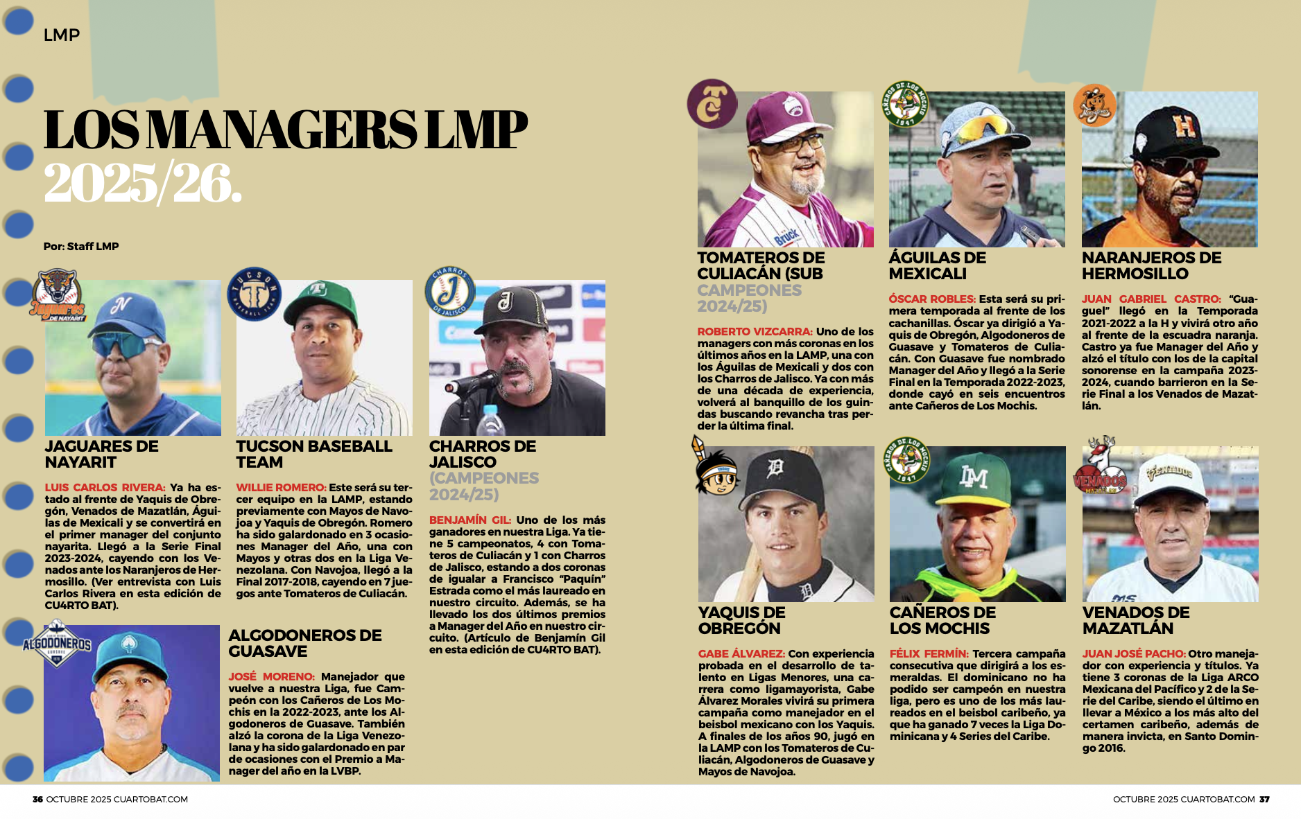 Los managers LMP 25 26