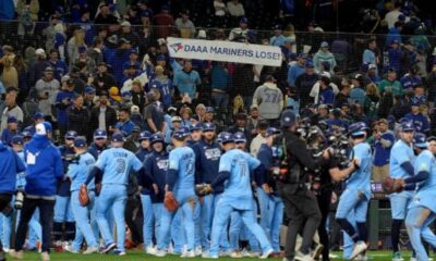 Violenta reacción de Toronto ayer en Seattle
